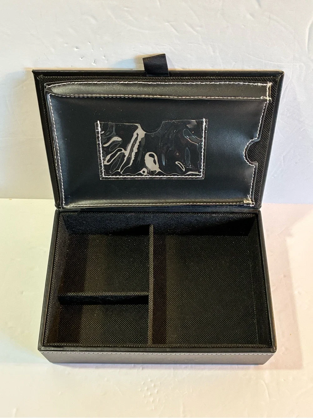 Miracle-Ear Black Hearing Aid Storage Organizer Case Travel Box w/ Compartments